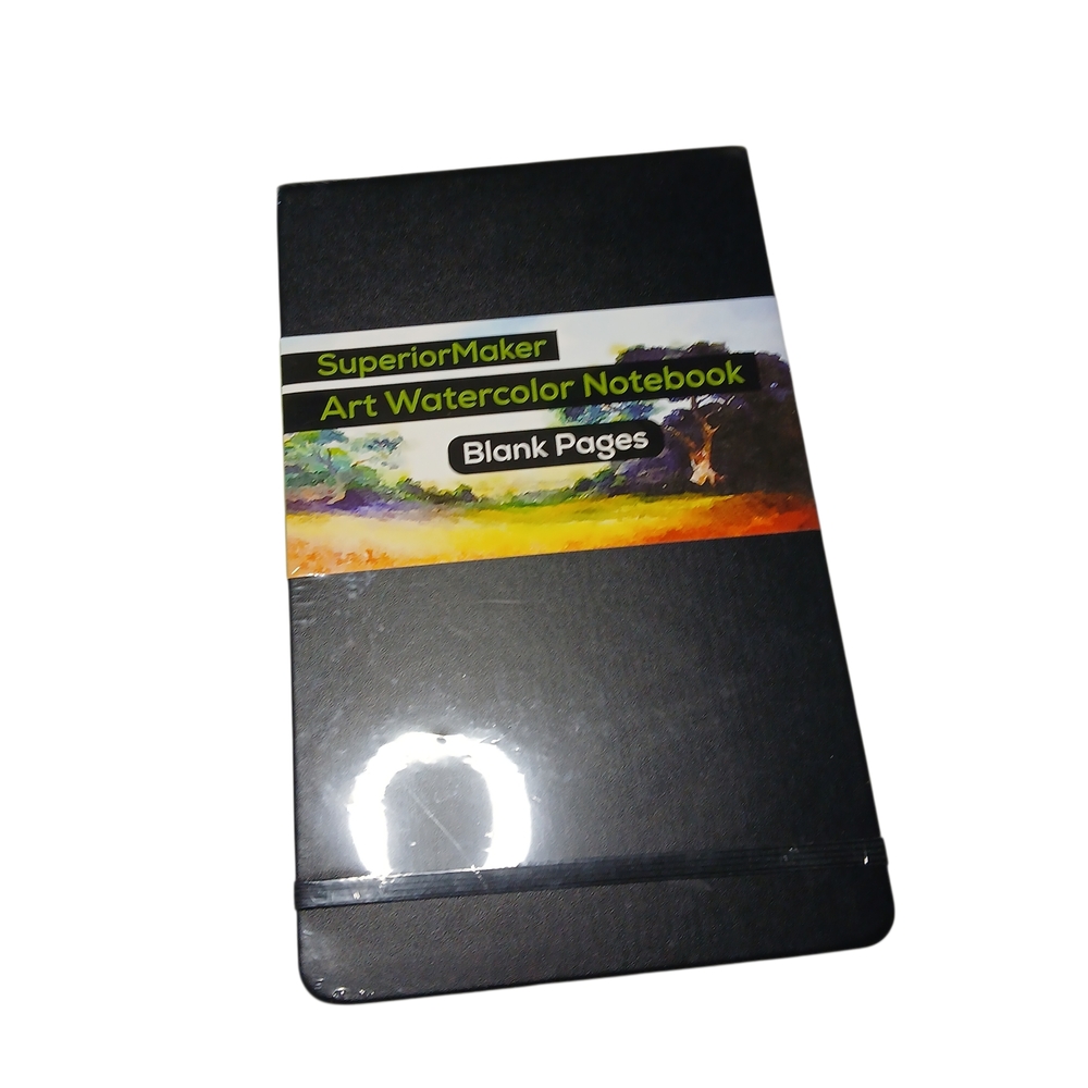 Black Art Watercolor Notebook